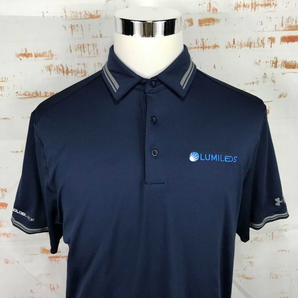 Under Armour Coldblack Mens Heat Gear Polo Shirt M